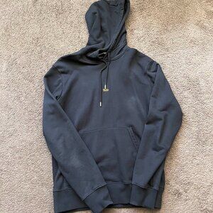Helmut Lang Men's Navy and Black Hoodie